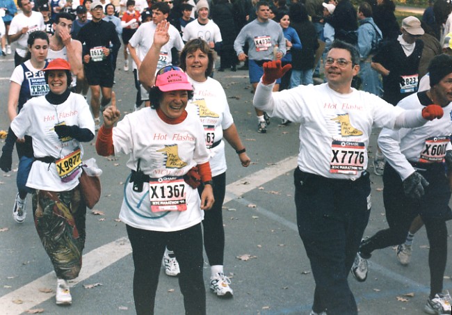 Hot Flashes during the 1999 New York City Marathon